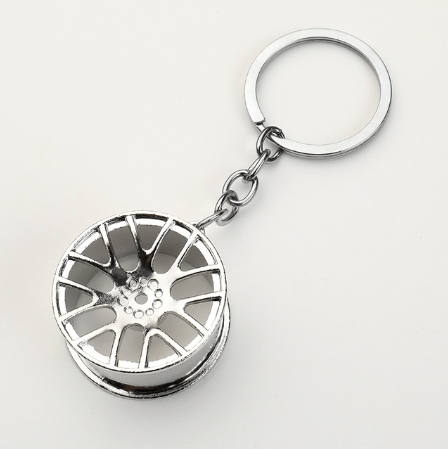 Wheel Rim Model Keychain