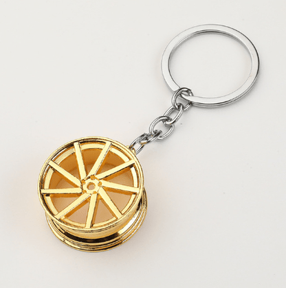 Wheel Rim Model Keychain