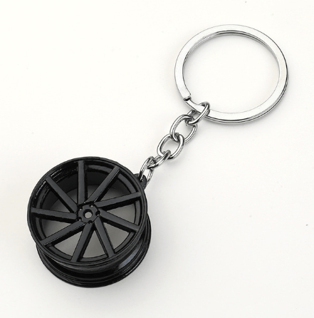 Wheel Rim Model Keychain