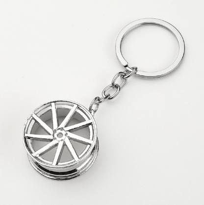 Wheel Rim Model Keychain