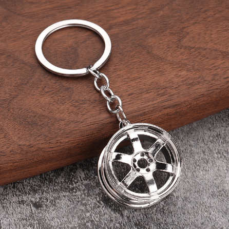 Wheel Rim Model Keychain