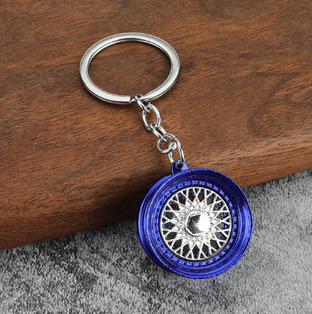 Wheel Rim Model Keychain