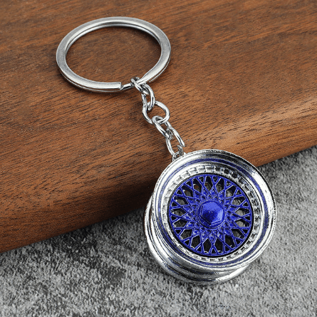 Wheel Rim Model Keychain