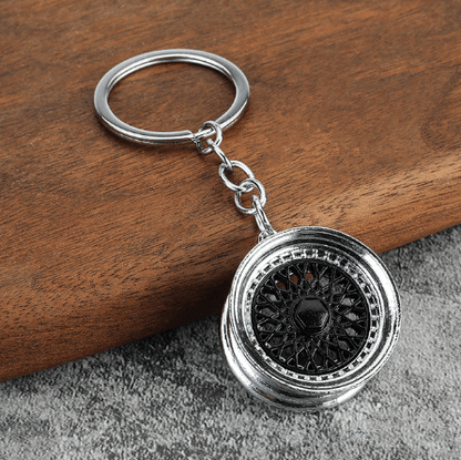 Wheel Rim Model Keychain