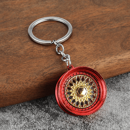 Wheel Rim Model Keychain