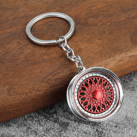 Wheel Rim Model Keychain