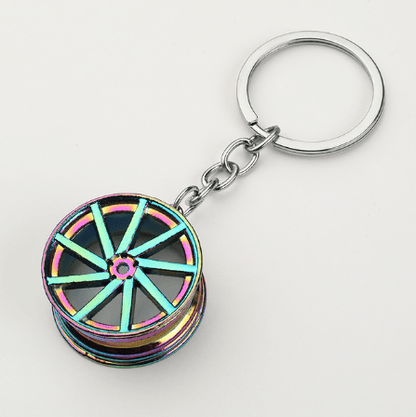 Wheel Rim Model Keychain